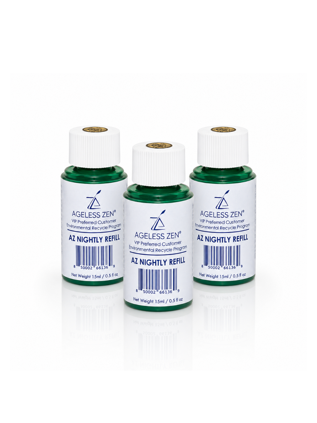 Nightly Cream 15ml Refill - 3 Sets