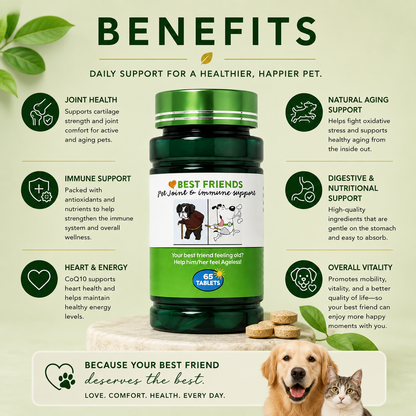 BEST FRIENDS PET SUPPLEMENT (65 TABLETS)