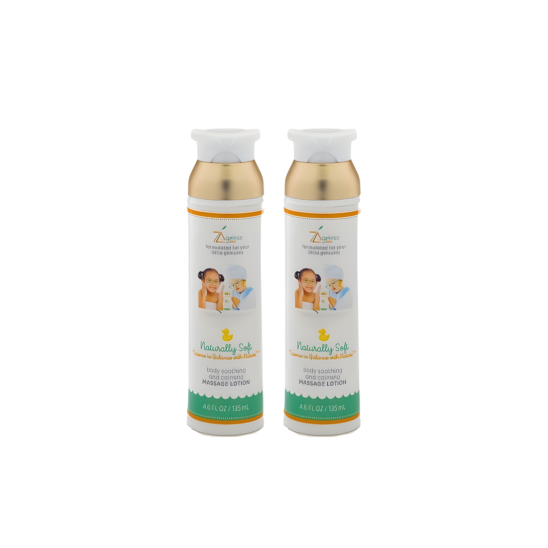 Massage Body Lotion for Babies of All Ages - Set of 2