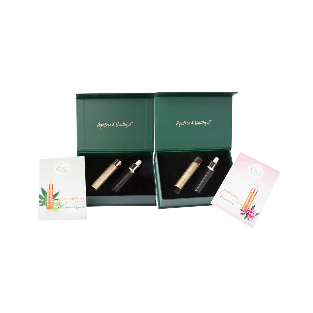 NERIUMX + CANNABALOE™ ELEMENTAL SERUM BOOSTER SET